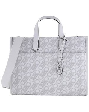 Michael Kors Large Gigi Logo Tote Bag - Metallic