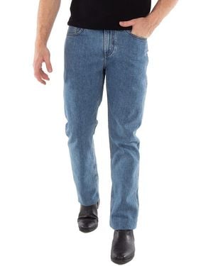 Burberry Haringate Slim Fit Cotton Denim Jeans - Blue