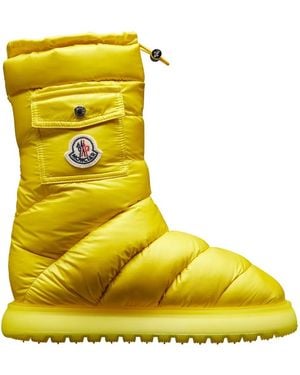 Moncler Gaia Pocket Down Boots, Brand Size 39 Us - Yellow