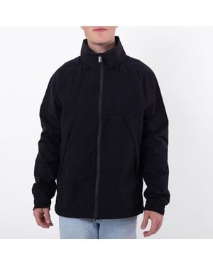 Burberry Ekd Hooded Drawstring Jacket - Blue