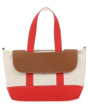 Palm Angels Canvas Handbag - Red