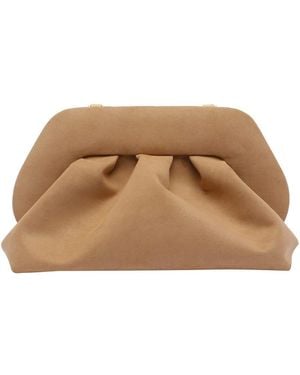 THEMOIRÈ Themoir Tia Suede Clutch - Brown