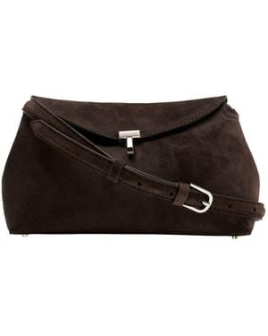 TOTEME T-Lock Clutch - Black