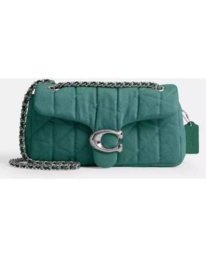 COACH Tabby Quilted Shoulder Bag 26 - Green