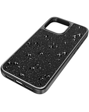 Swarovski High Mobile Phone Case Instarsia Other - Black