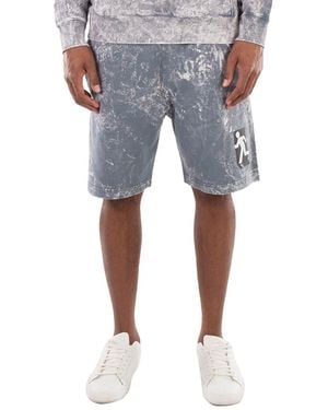 Etudes Studio Tempera Out Pewter Shorts - Blue