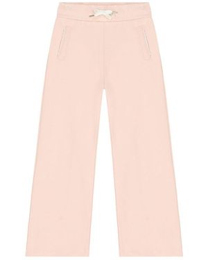Chloé Regular Fit Organic Cotton Sweatpants - Pink