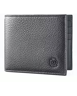 dunhill Burlington 8Cc Billfold Leather Wallet - Black