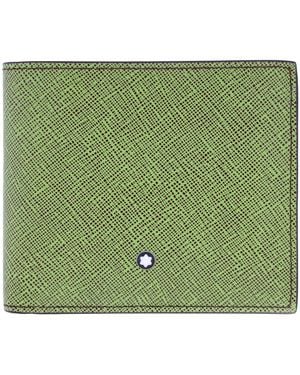 Montblanc Sartorial 8Cc Leather Wallet - Green
