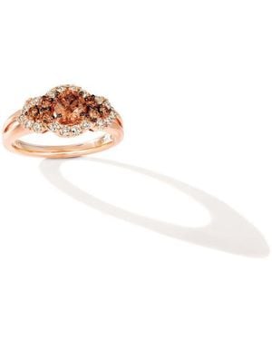 Le Vian Ladies Chocolate Solitaire Ring - Metallic