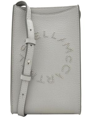 Stella McCartney Alter Mat Logo Crossbody Phone Pouch - Grey