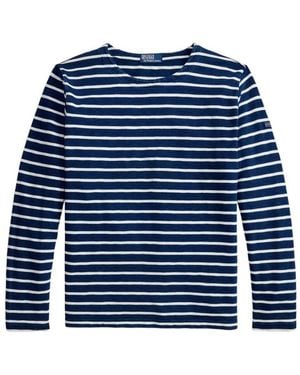 Polo Ralph Lauren Striped Jersey Classic Fit T-Shirt - Blue