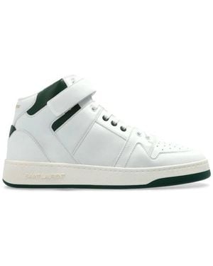 Saint Laurent Lax High-Top Sneakers, Brand Size 45 Us - White
