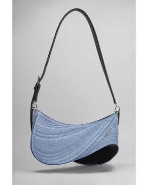 Mugler Mugler Curve 01 Shoulder Bag - Gray