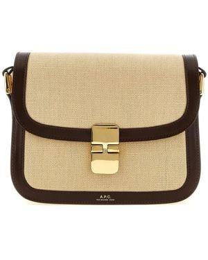 A.P.C. Grace Small Crossbody Bag - Natural