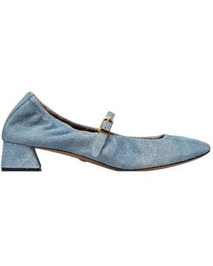 Lanvin Mary Jane Ballet Flats - Blue