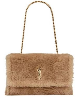 Saint Laurent Small Kate Reversible Chain Bag - Brown