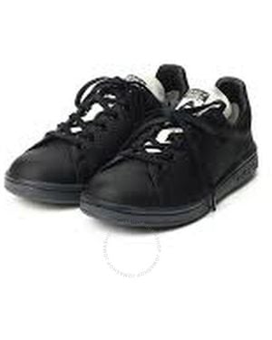 Yohji Yamamoto X Adidas Perforated Leather Trainers, Brand Size 1 - Black