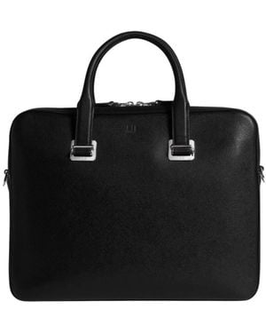 dunhill Cadogan Slim Single Document Case - Black