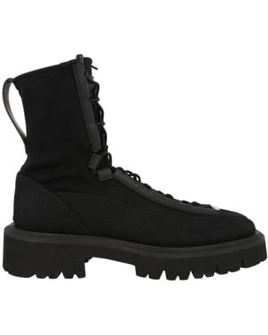 Ferragamo Ferragamo Atlante 2 Hybrid Combat Boots - Black