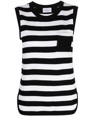 Ferragamo Without Sleeves Round-Neck - Black