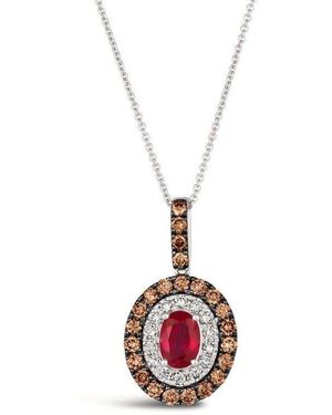 Le Vian Ladies Passion Ruby Necklaces Set - Pink