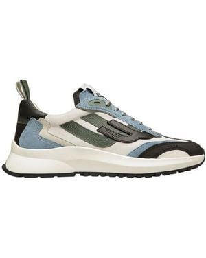 Bally Darky-T Panelled Low-Top Trainers, Brand Size 6 Us - Green