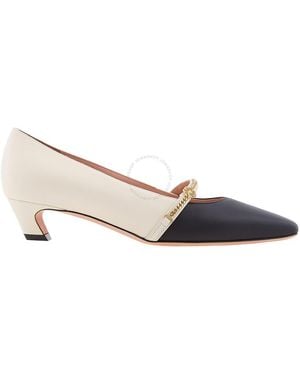 Bally Sylt Square Toe Patent-Leather Pumps - Black