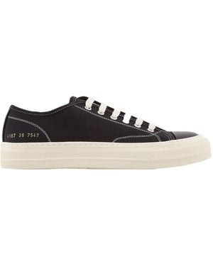 Common Projects Tournament Canvas Trainers - Black