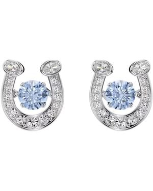 Swarovski Symbolica Horse Shoe Stud Earrings - Blue