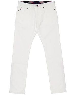 BLACK LABEL CRESTBRIDGE 5-Pocket Cotton-Blend Trouser, Brand Size 82 (Waist - White