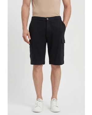 Brunello Cucinelli Cotton Cargo Shorts, Size Small - Black