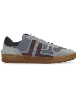 Lanvin Clay Mesh Low-Top Sneakers, Brand Size 39 Us - Grey
