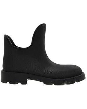 Burberry Rubber Marsh Ankle Boots, Brand Size 43 (Us - Black
