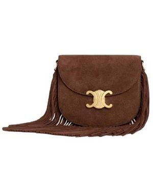 Celine Triomphe Besace - Brown