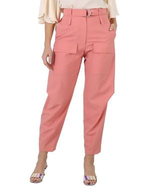 Stella McCartney Harem Cargo Trousers, Brand Size 36 (Us Size 4) - Red