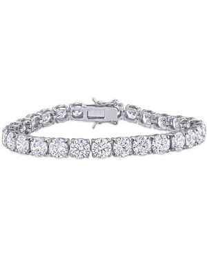 Amour 40 Ct Tgw Cubic Zirconia Tennis Bracelet - Metallic