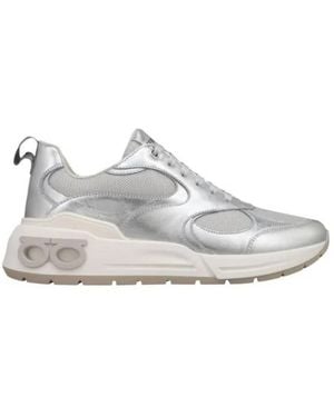Ferragamo Ferragamo Cosma Low-Top Trainers - Grey