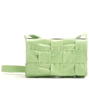 Bottega Veneta Cassette Shoulder Bag - Green