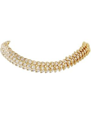 Swarovski Idyllia Oval Cut Crystal Choker - Metallic