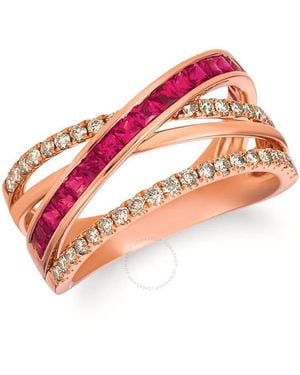 Le Vian Passion Ruby Rings Set - Pink