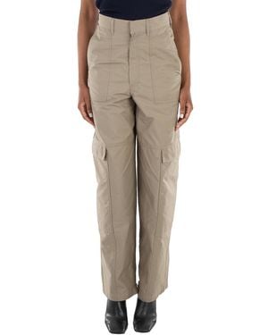 Loewe High Waist Cargo Pants, Brand Size 34 (Us - Natural