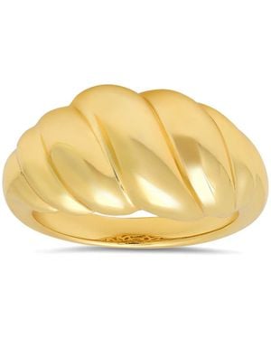 Kylie Harper 14K Over Domed Wave Statement Ring - Yellow