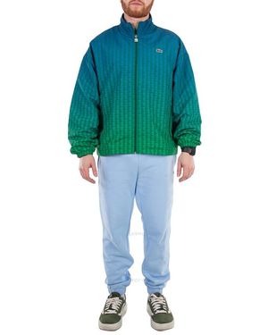 Lacoste Monogram Ombre Showerproof Track Jacket, Brand Size 46 (Us - Blue