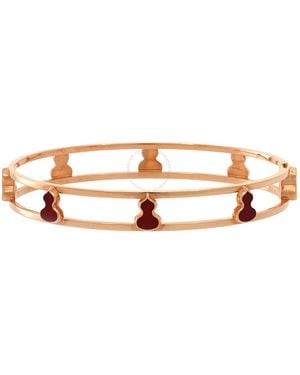 Qeelin Wulu 18K Rose Agate Bangle - Brown