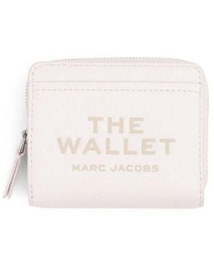 Marc Jacobs The Leather Mini Compact Wallet - Natural