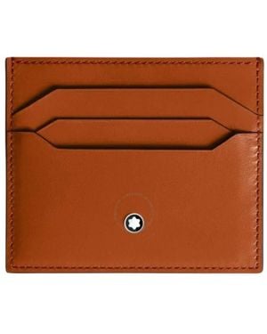 Montblanc Meisterstuck 6Cc Leather Card Holder - Brown