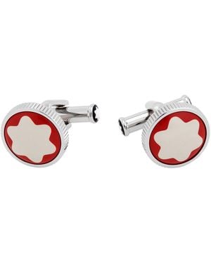 Montblanc Heritage Rouge Et Noir Cufflinks - Metallic