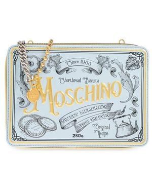 Moschino Handbag With Logo - Blue
