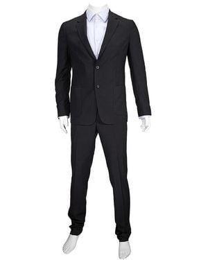 ZEGNA Ermenegildo Wash And Go Wool Trouser, Brand Size 52 (Waist - Black